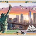 USA EDITION – NEW YORK, SKYLINE – BROOKLYN BRIDGE 1- Edition Tausendschön PK1003