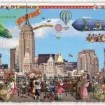 USA-EDITION – NEW YORK, SKYLINE (QUER) – Edition Tausendschön PK1004