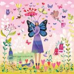 Schmetterlingsfrau
