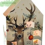 Teelicht Haus leuchtender Adventskalender – Hirsch – Edition Gollong