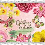 Auguri – Zum Geburtstag (Blumen) – Edition Gollong