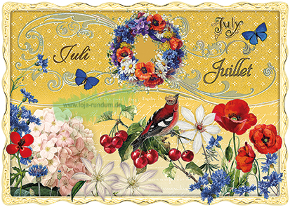 Auguri – Juli, July, Juillet – Edition Gollong