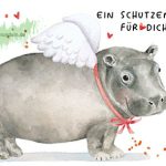 Ein Schutzengel (Nilpferd) – Edition Gollong