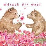 Zwei Bären in Blumen – Edition Gollong