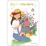 HAPPY BIRTHDAY GIESSKANNE BLUMEN – Cartesdart