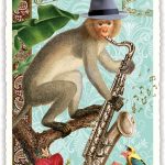 Affe mit Hut – Edition Tausendschön PK1203