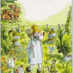 Huhn landet auf Pettersson – Pettersson und Findus  – TAURUS Kunstkarten