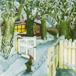 Zwerg am Tor – Nr. 213 – TAURUS Kunstkarten