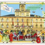Städte-Postkarte, Weimar Rathaus (Quer) – Edition Tausendschön PK130