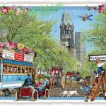 STÄDTE-POSTKARTE, BERLIN, KU’DAMM (QUER) – Edition Tausendschön PK445